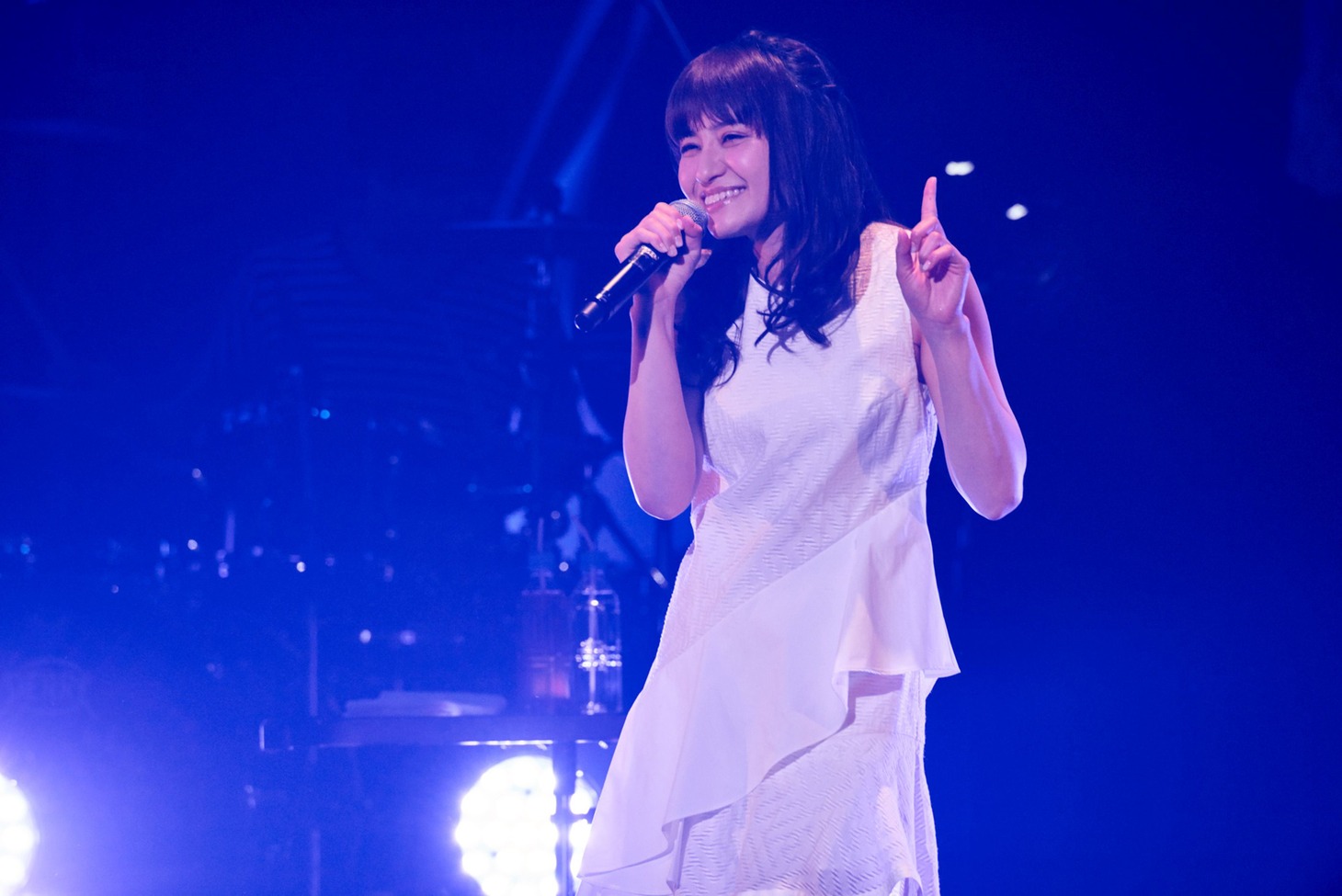 中島愛「Megumi Nakajima Live Tour 2018 "Curiosity of Love"」初日公演の様子。（撮影：新澤和久）