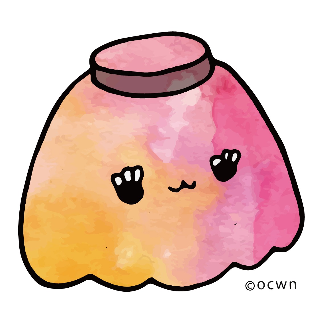 O'CHAWANZのキャラクター「オチャワンケノービ」。