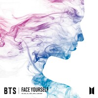 今年4月に発売されたBTSの日本オリジナルアルバム「日本オリジナルアルバム「FACE YOURSELF」通常盤ジャケット。
