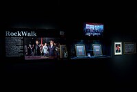 「B'z 30th Year Exhibition "SCENES" 1988-2018」前期会場の様子。