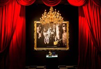 「B'z 30th Year Exhibition "SCENES" 1988-2018」前期会場の様子。