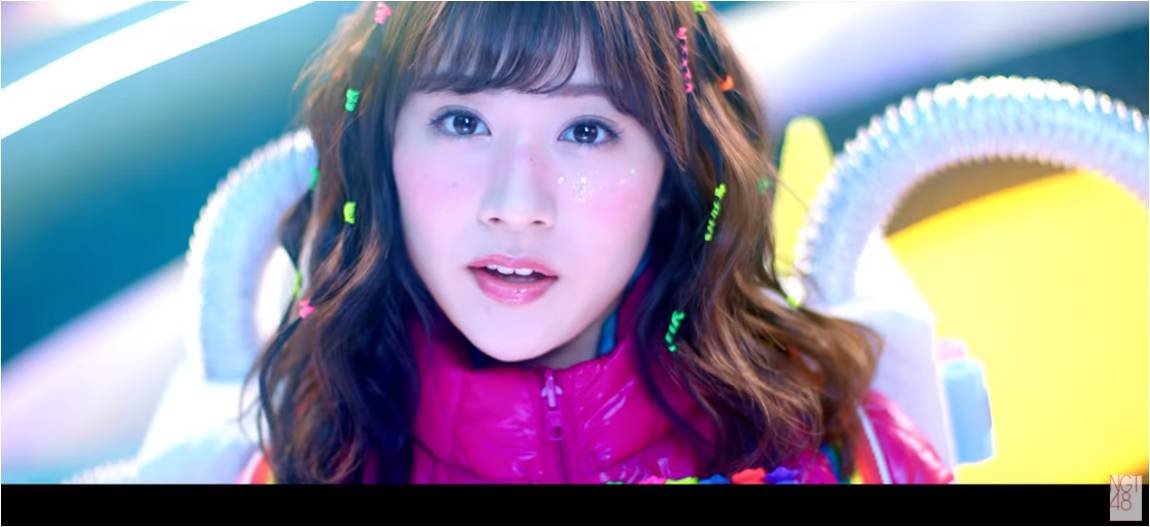 NGT48「あとで」ミュージックビデオのワンシーン。