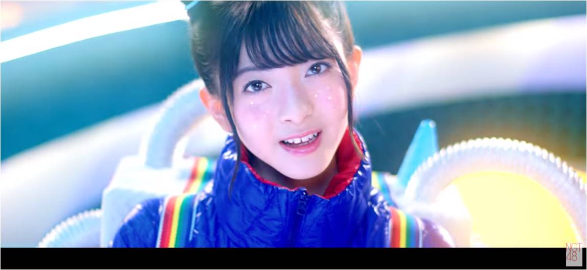NGT48「あとで」ミュージックビデオのワンシーン。