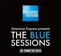 「American Express presents THE BLUE SESSIONS」ロゴ