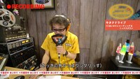 「キタクドライブ driving with YO-KING」レコーディング中の様子。