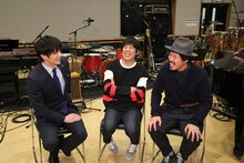 スキマスイッチと田中圭。