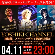 「YOSHIKI CHANNEL」告知ビジュアル