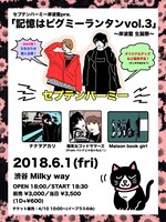 「記憶はピグミーランタンvol.3～岸波藍生誕祭～」フライヤー