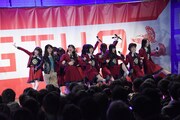 NGT48の東京・代々木公園野外ステージでのフリーライブの様子。