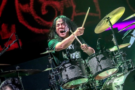 桐田勝治（Dr）（撮影：柴田恵理）