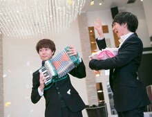 CUBERS「それじゃ、よろしく」撮影時の様子。