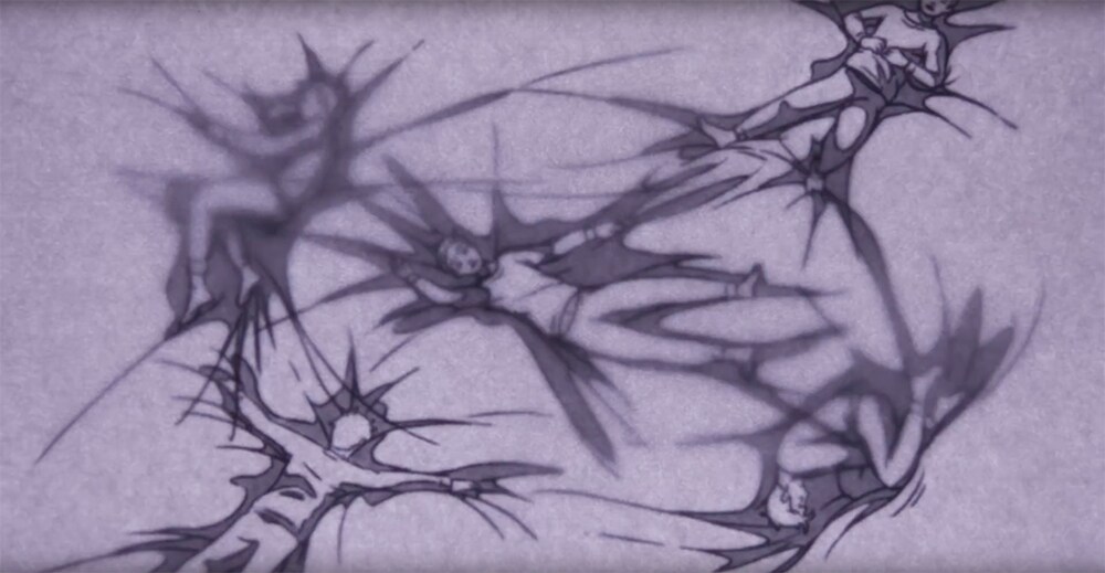 UQiYO「loTus feat. Pt. Ajay Pohankar」MVのワンシーン。