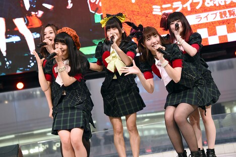 ベボガ！「Be！」リリース記念イベントの様子。