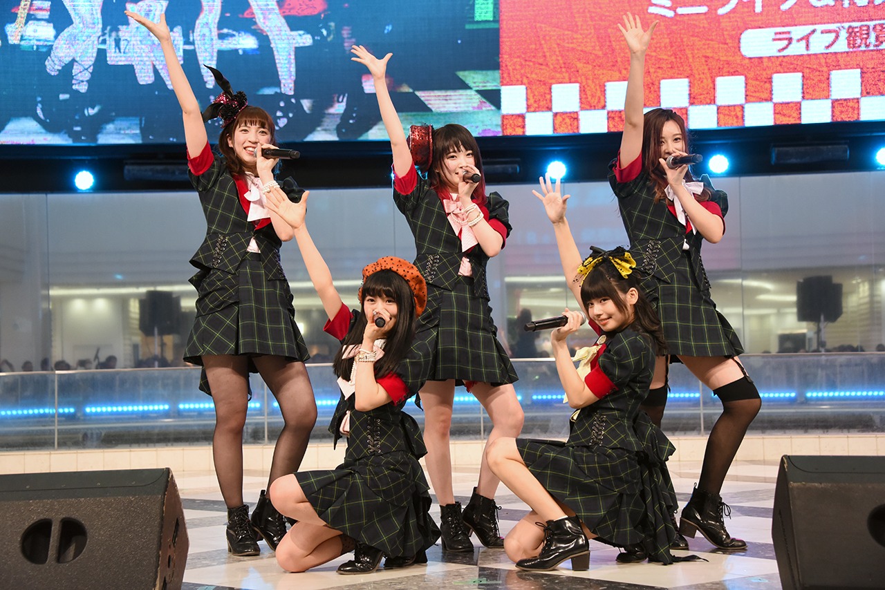 ベボガ！「Be！」リリース記念イベントの様子。