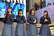 左から白沢かなえ、花川芽衣、武田愛奈、涼花萌。