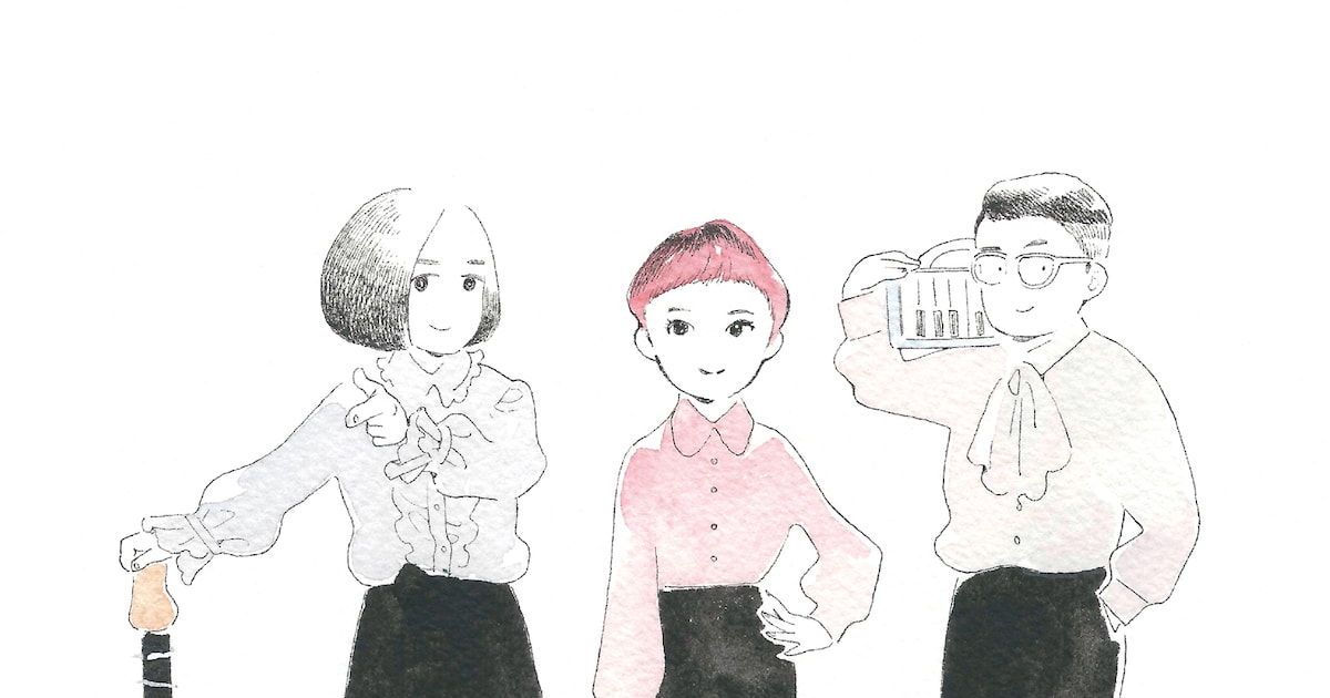 空気公団、山崎ゆかりプロデュース新曲MVと志村貴子描き下ろしイラスト 