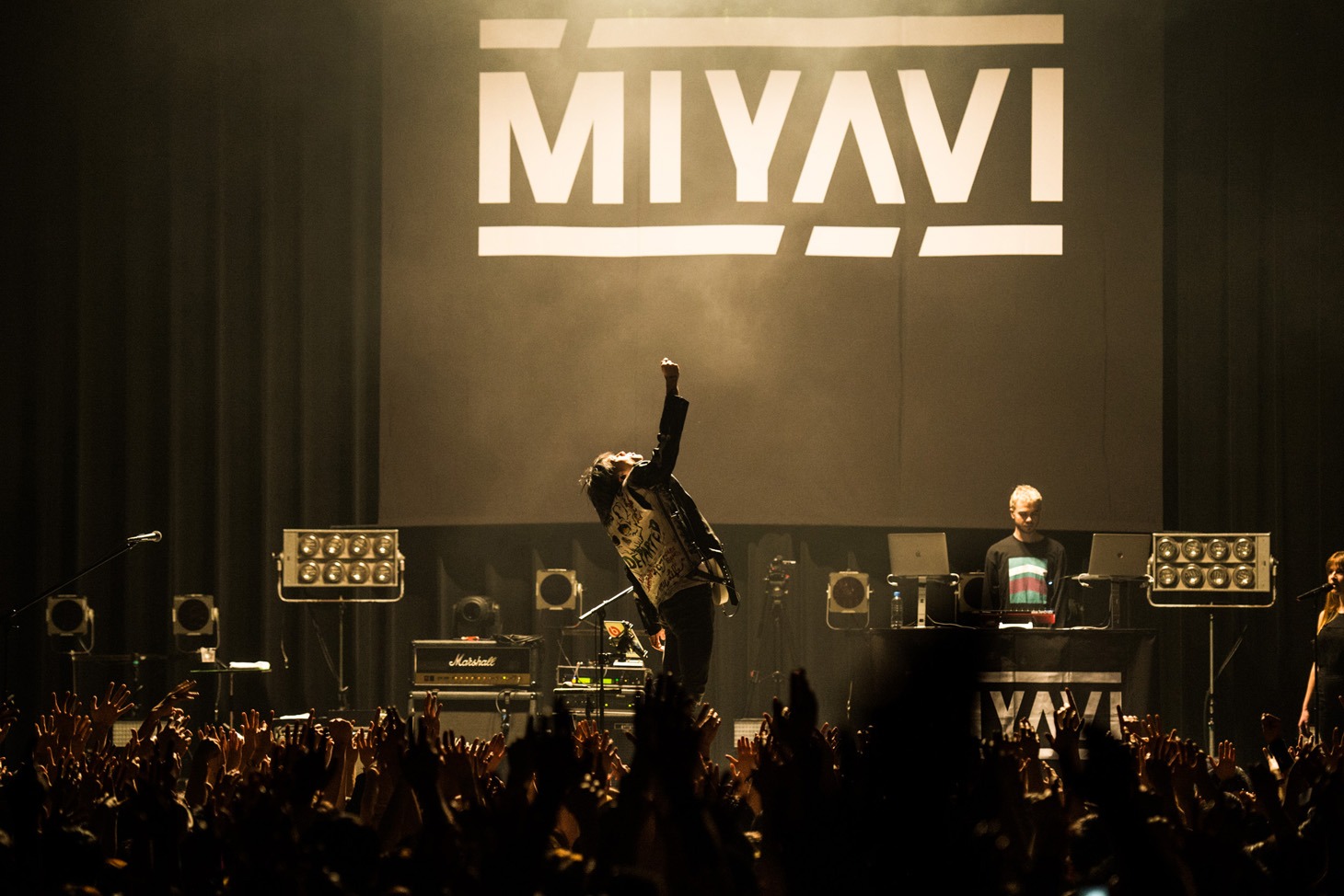 MIYAVI「“DAY2”World Tour 2018」東京・Zepp Tokyo公演の様子。（Photo by Yusuke Okada）