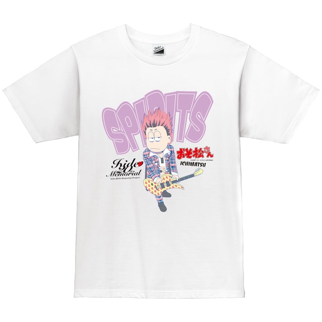 「松野一松Tシャツ（hide ver.）」ホワイト