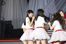 組閣発表に驚くNGT48メンバー。(c)AKS