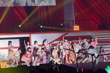 NGT48「北原里英卒業コンサート～夢の1115日 新潟の女になりました！～」の様子。