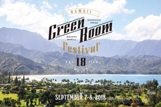 「GREENROOM FESTIVAL Hawaii '18」ビジュアル