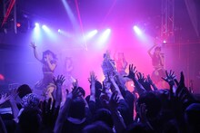 Devil ANTHEM.「春の東名阪ONE MAN TOUR『桜前線ツアーだったら花吹雪』」東京・SOUND MUSEUM VISION 公演の様子。（写真提供：エイジアプロモーション）