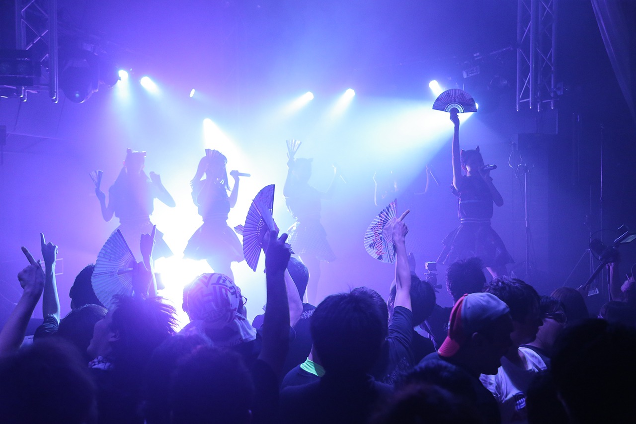Devil ANTHEM.「春の東名阪ONE MAN TOUR『桜前線ツアーだったら花吹雪』」東京・SOUND MUSEUM VISION 公演の様子。（写真提供：エイジアプロモーション）