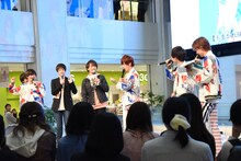 CUBERS「それじゃ、よろしく」発売記念イベントの様子。