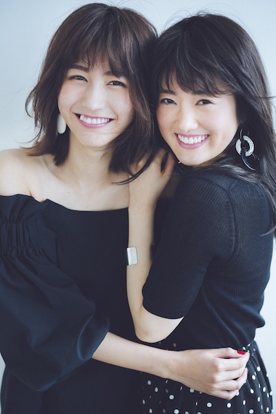 「JJ」専属モデルに起用された土生瑞穂（欅坂46）と樋口日奈（乃木坂46）。