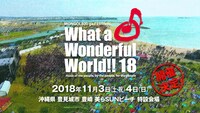 「MONGOL800 ga FESTIVAL What a Wonderful World!! 18」メインビジュアル