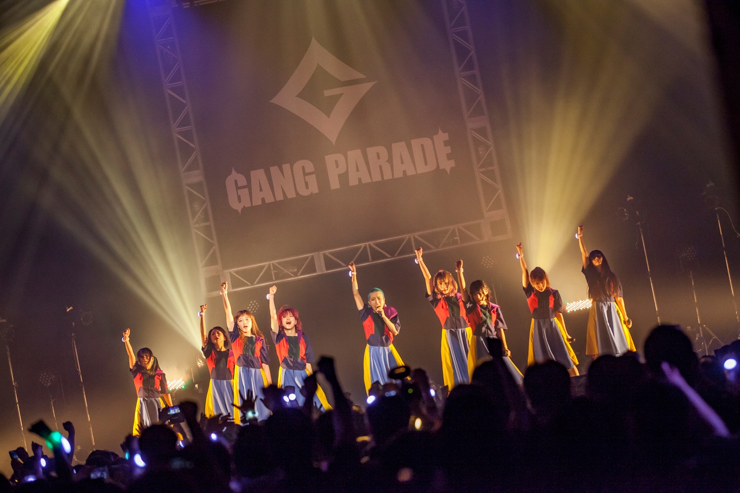 GANG PARADE「GANG 2」Zepp DiverCity TOKYO公演の様子。