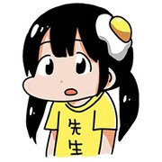 ぺろりん先生の自画像。