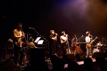 4月14日に東京・日本橋三井ホールで実施された高田漣「ナイトライダーズ・ワルツ」の様子。