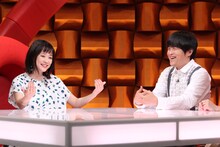 大原櫻子とバカリズム。 (c)日本テレビ