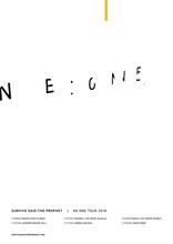 Survive Said The Prophet「NE:ONE TOUR 2018」フライヤー