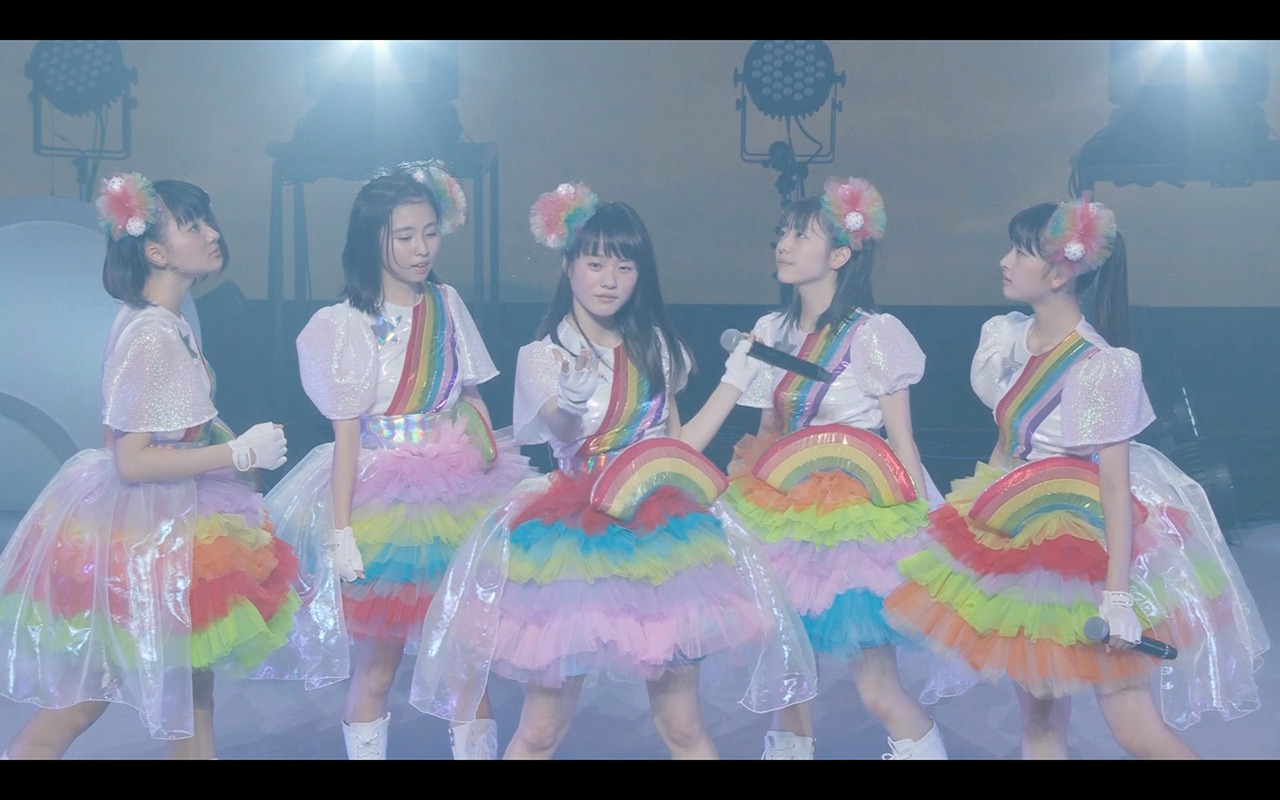 ロッカジャポニカ「わたしの地図」ライブ映像のワンシーン。