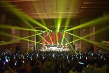 Negicco「世田谷コンサート」の様子。