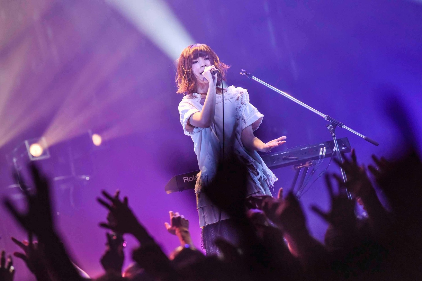 蒼山幸子（Vo, Key）（Photo by AZUSA TAKADA）