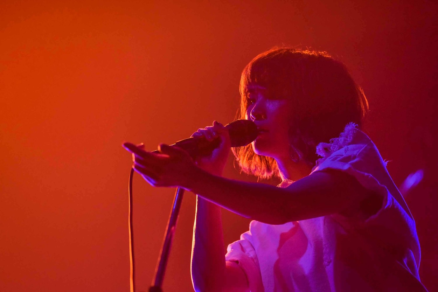 蒼山幸子（Vo, Key）（Photo by AZUSA TAKADA）