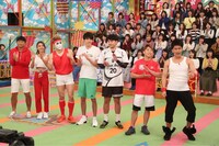 武井壮軍団の面々。(c)フジテレビ