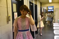 本番のステージに向かうNegicco。