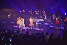 Negicco「世田谷コンサート」の様子。