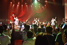 Negicco「世田谷コンサート」の様子。