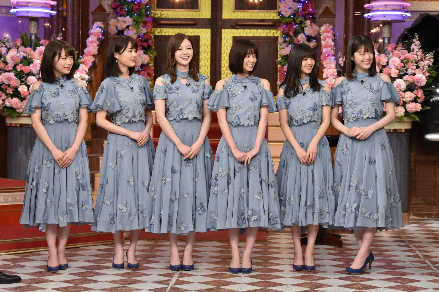 人気画像3位は「乃木坂46人気の秘密に『しゃべくり007』が迫る」より、乃木坂46。 (c)日本テレビ