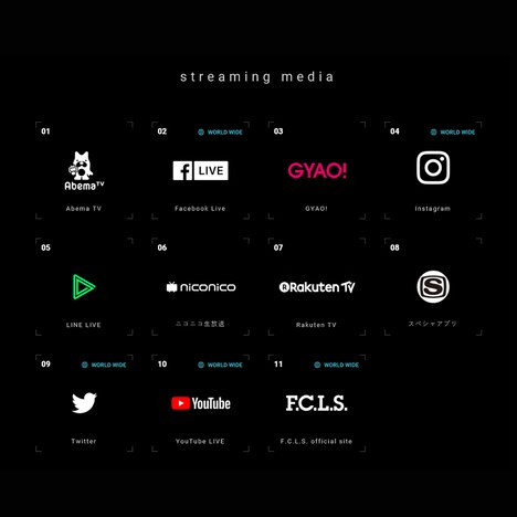 Suchmos「YOU’VE GOT THE WORLD TOUR」配信メディア一覧