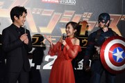 「アベンジャーズ／インフィニティ・ウォー」ジャパンプレミアの様子。
