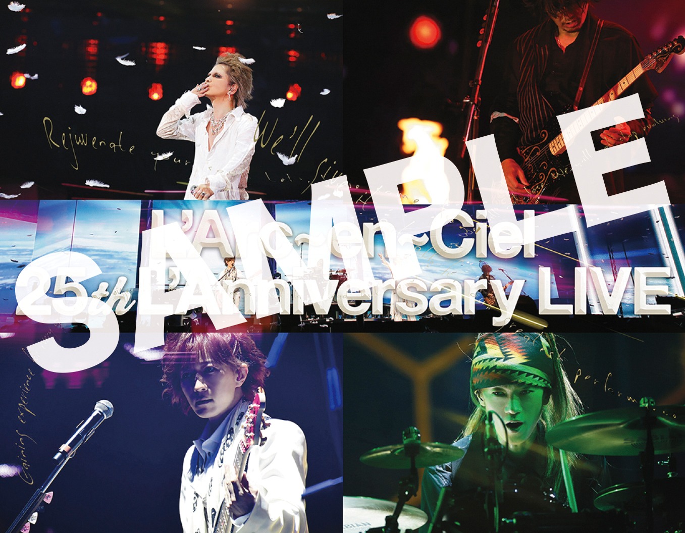 L'Arc-en-Ciel「25th L'Anniversary LIVE」初回限定盤付属フォトブックサンプル