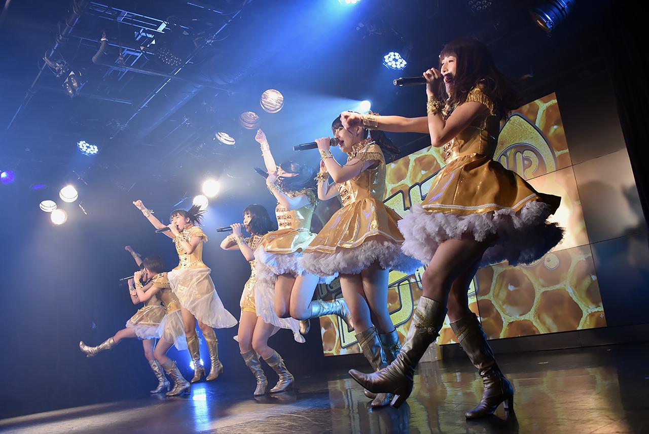 はちみつロケット「STARDUST PLANET プレゼンツAKIBAカルチャーズ定期公演 ～スタプラメンバーが笑顔と元気をお届け！ネクストジェネレーションズLIVE～」の様子。