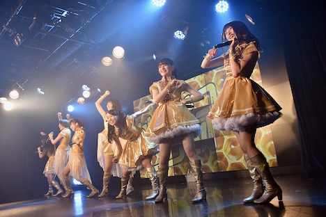 はちみつロケット「STARDUST PLANET プレゼンツAKIBAカルチャーズ定期公演 ～スタプラメンバーが笑顔と元気をお届け！ネクストジェネレーションズLIVE～」の様子。