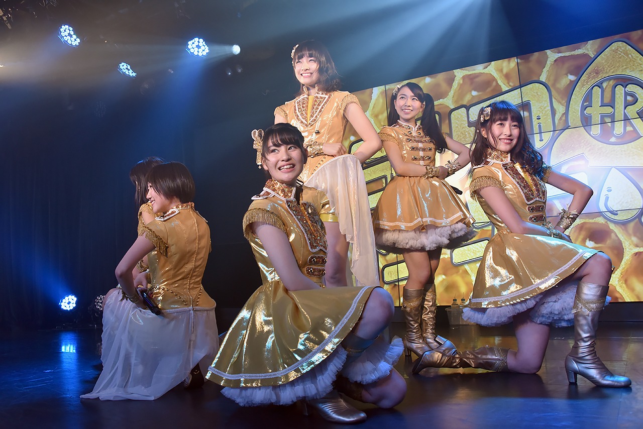 はちみつロケット「STARDUST PLANET プレゼンツAKIBAカルチャーズ定期公演 ～スタプラメンバーが笑顔と元気をお届け！ネクストジェネレーションズLIVE～」の様子。